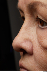 Face Nose Skin Woman Overweight Wrinkles Studio photo references